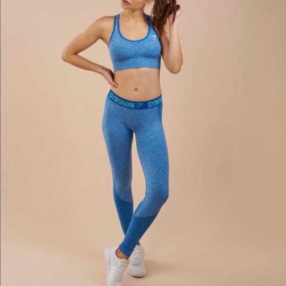 Gymshark flex leggings blue